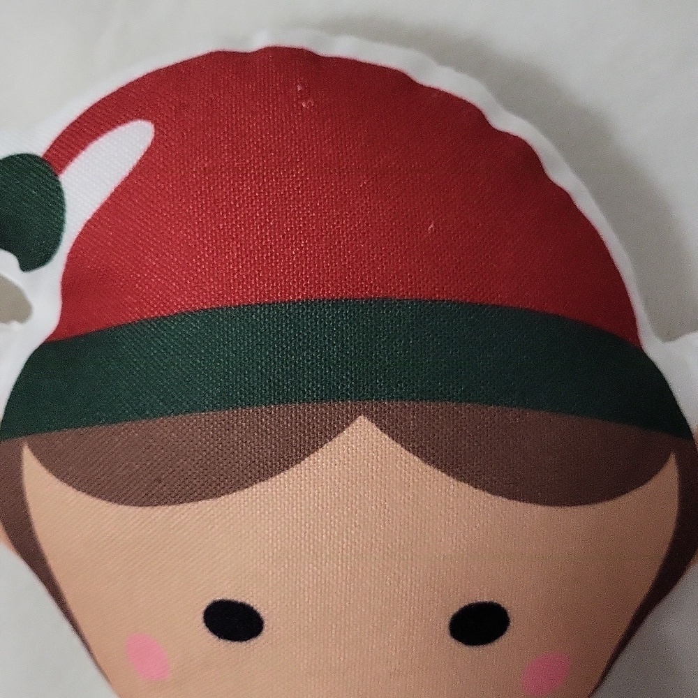 Set Of 2 Festive Elf Plush Pillows - Picture 7 of 9
